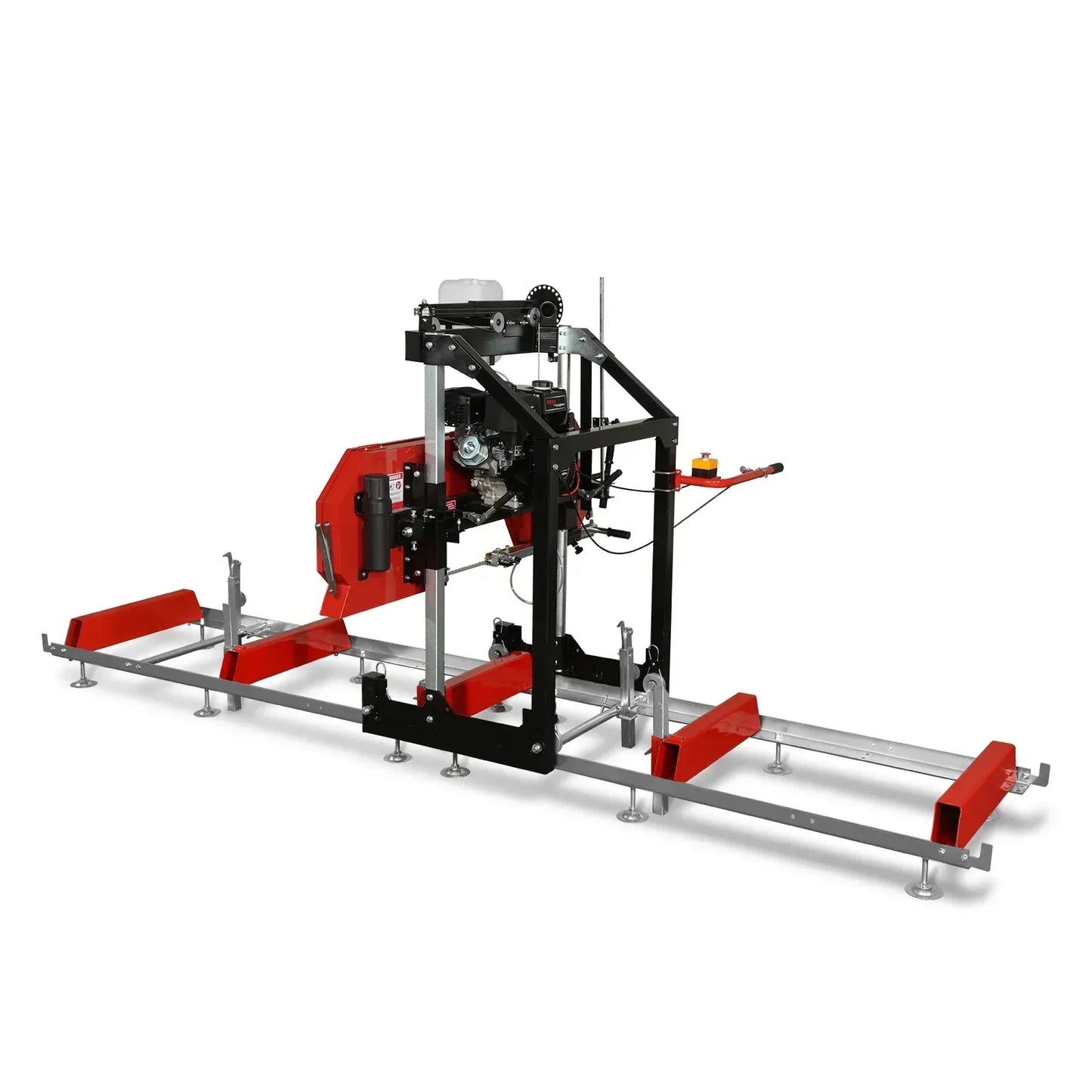26" Portable Sawmill, 420cc 15HP E-Start Gasoline Engine, 22" Board Width, 13' Track Length , SM26
