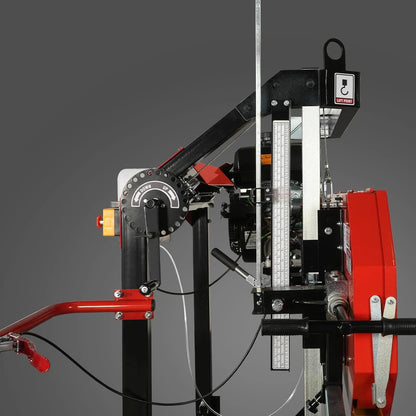 MechMaxx 32" Portable Sawmill (5 x Blades Included), KOHLER CH440 429cc 14HP E-Start Gasoline Engine,26.5" Board Width,20' Track Length (13' Track Length + 6.6' Track Extension Included),Model SM32