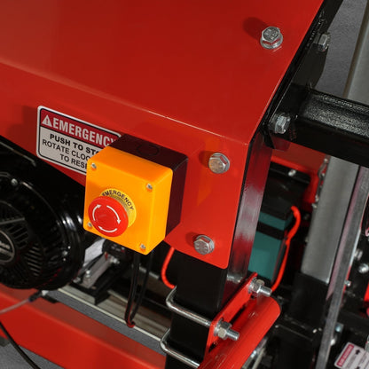 32" Portable Sawmill (5 x Blades Included), 420cc 15HP E-Start Gasoline Engine, 29" Board Width, 20' Track Length (13' Track Length + 6.6' Track Extension Included) , SM32