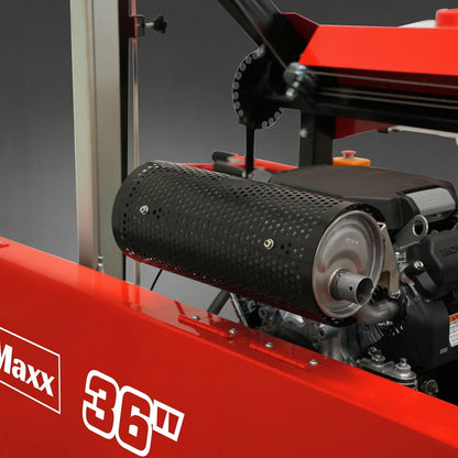 36" MAX Portable Sawmill,  25HP 688cc HONDA GX690 V-Twin Engine,  35" Board Width,  20' Track Length,  (10 x Blades Included),  SM-36HMAX